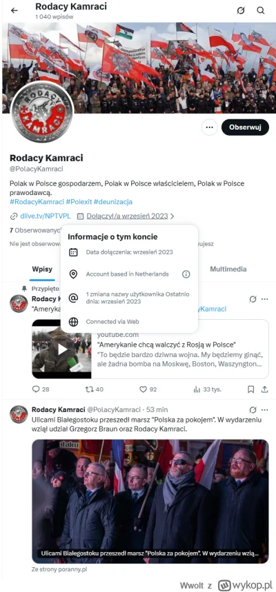 Wwolt - #polityka #bekazkonfederacji #bekazprawakow #h0sarze
Kamrat nadaje z Holandii...