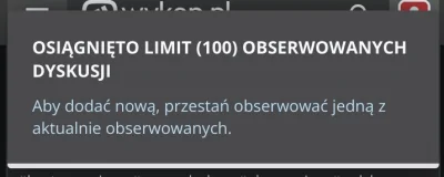 8kiwi - @wykop: cos chyba nie działa nic nie klikałem a dostaje taki komunikat