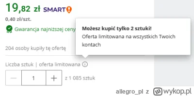 allegropl - @matrixpl: Na stronie oferty znajduje się informacja ''oferta limitowana'...
