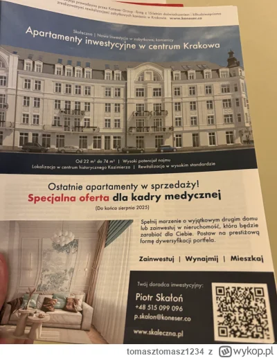tomasztomasz1234 - Bieda wśród lekarzy - deweloperzy muszą dawać zniżki na luksusowe ...