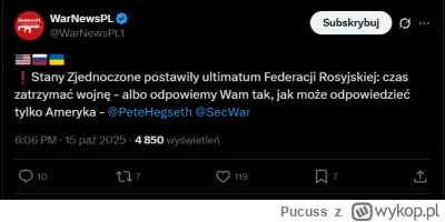 Pucuss - #ukraina #rosja #usa #wojna