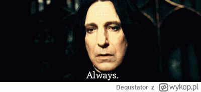 Dequstator - #harrypotter chłop 31 lat i za każdym razem 
(╯︵╰,)