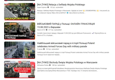 szurszur - Defilada w Warszawie cieszyłą się sporą popularnoscia na ukrainskich kanał...
