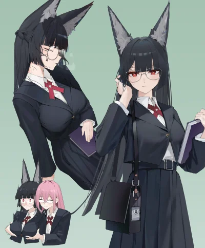 OttoFlick - #randomanimeshit #anime #kemonomimi #meganekko #zenlesszonezero #hoshimim...