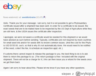 siepan - Zamówiłem na eBay z USA po 1 gramie nasion trzech odmian melona. Przesyłka z...