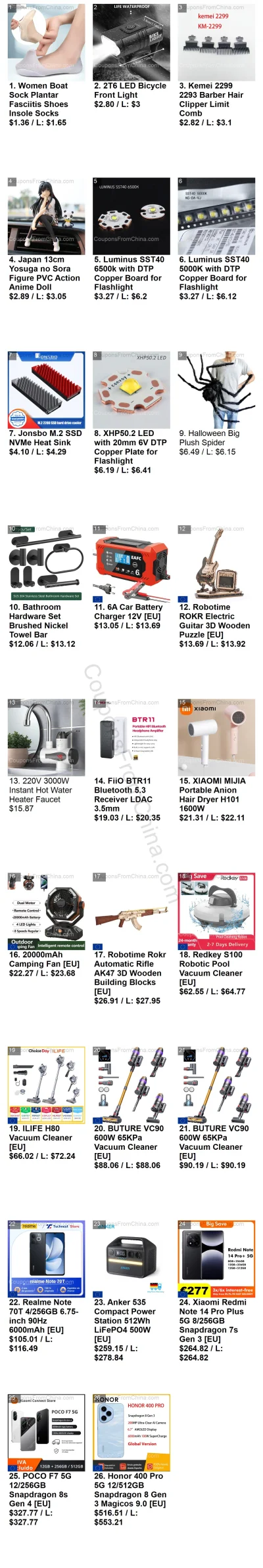 n_____S - Cześć #aliexpress - oto przedmioty, które wrzucałem na grupę/fanpage FB, Te...