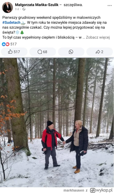 markhausen - A Mańka (poprzednia prezydent) już wyjechała w Bieszcza....ee znaczy się...