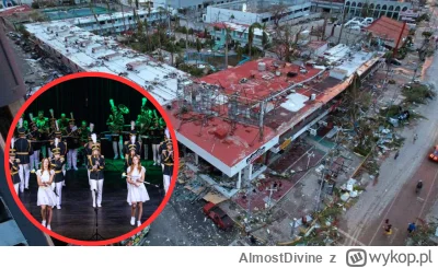 AlmostDivine - Orkiestra OSP Nadarzyn (#warszawa) utknęła w Meksyku w centrum huragan...