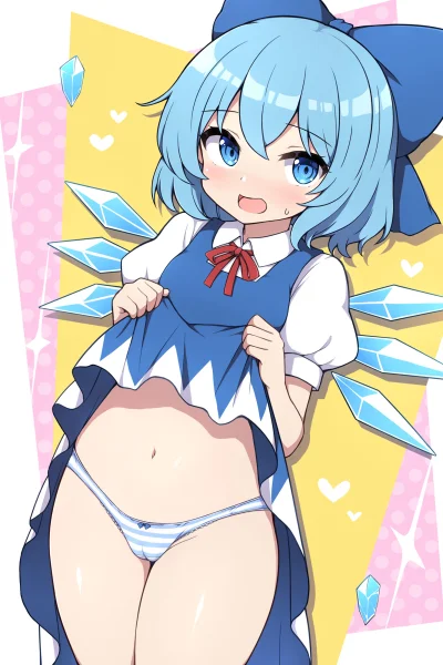 KsyzPhobos - #bellysupremacy #cirno #touhou #anime #randomanimeshit #pantsu #thighs