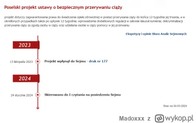 Madoxxx - @BrakWolnegoLoginu: Ale jakie konkretnie braki? Wedle strony sejmu już pona...