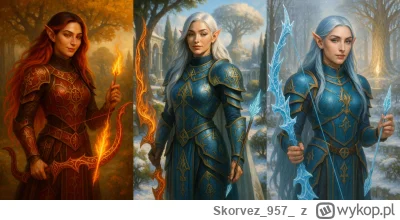 Skorvez957 - @Viking-: Tym razem przerobiłem prompt dla jesienno-ognistej a dla lodow...