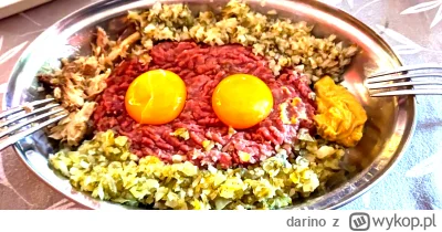 darino - Dziś Vega+, czyli tatar z warzywami (⌐ ͡■ ͜ʖ ͡■)
#jedzzwykopem #gotujzwykope...