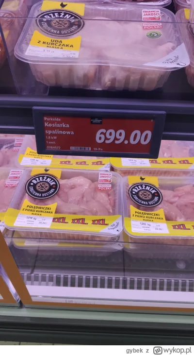 gybek - Nowa niemiecka jakość 
#lidl #kosiarka #kurczak #promocje #inflacja