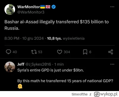 timeofthe - #syria kolejne przypomnienie jak wspaniałym przywódcą był Assad ale przyn...