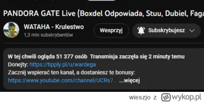 w.....o - O #!$%@? 50k w 2 minuty XDDD Chyba jakiś rekord na Polskim YT. 
#famemma