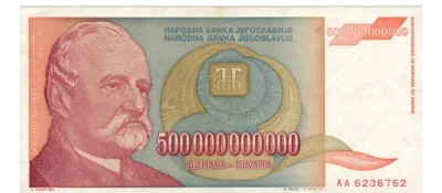 RKN_ - porównując do Zimbawe mój pamiątkowy banknot z bylej Jugoslawii  z czasów woje...