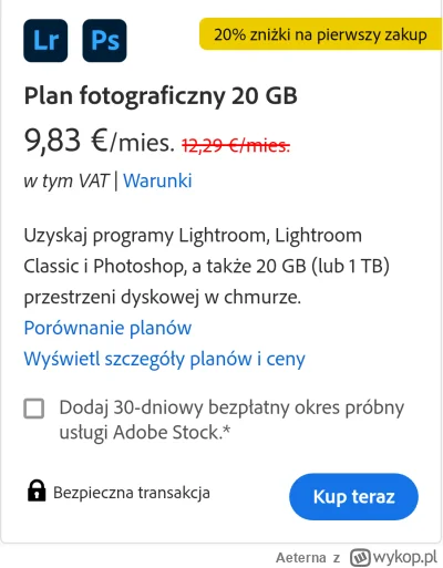 Aeterna - Czym się różnią te dwa plany oprócz że sam PS jest 3x droższy ? XD Drugi sc...