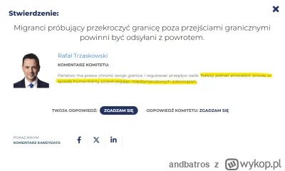 andbatros - Ten #latarnikwyborczy to jakiś żart. 
Według niego #trzaskowski jest za o...