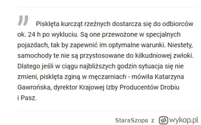 StaraSzopa - już widzę, jak ktokolwiek w rzeźni przejmuje się losem zwierząt. Wyciera...