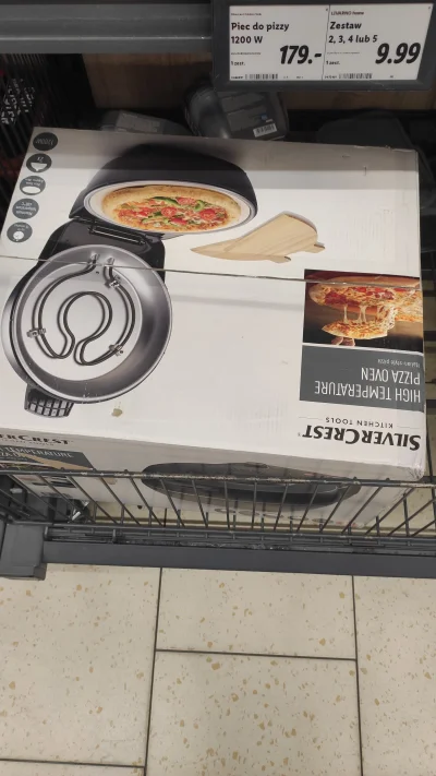 K-S- - Uwaga, widziałem w Lidlu piec do pizzy 1200W za 180zł. Nie wiem czy jest dobry...