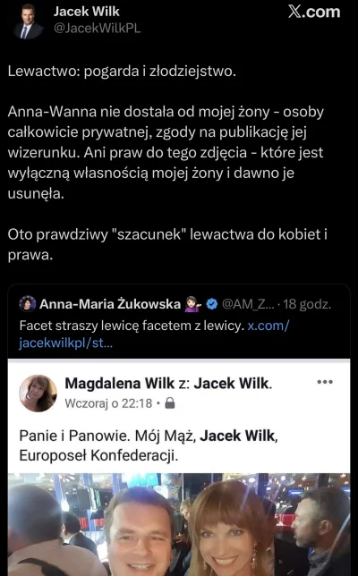 culker - PATRZCIE JAK LEWACTWO CENZURUJE INTERNET

a nie to tylko Jacek Wilk, poseł o...