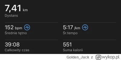 Golden_Jack - 58 098,79 - 7,40 = 58 091,39

Po 3 kilometrach tempem 5:40 było trochę ...