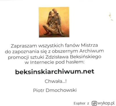 Euphor - #beksinski #sztuka #malarstwo
Dostałem info na mail, że Piotr Dmochowski uru...