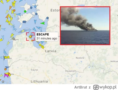 ArtBrut - #rosja #wojna #ukraina #polska #statki #łotwa 

Na Morzu Bałtyckim doszło d...