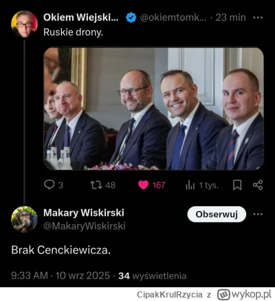 CipakKrulRzycia - #polityka #bekazpisu 
brakuje jeszcze #konfederacja