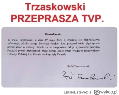 EmilioEstevez - świeże!.Czas zlikwidować ze stanowiska komuniste kłamce i oszusta trz...