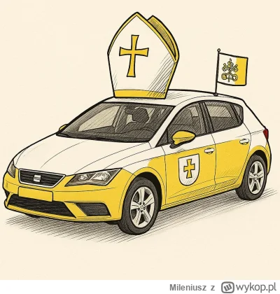 Mileniusz - #papiez #heheszki
Papież Seat Leon 2014 xD