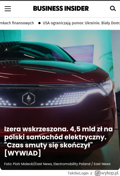 TakiSeLogin - #samochody #motoryzacja #izera

https://businessinsider.com.pl/technolo...
