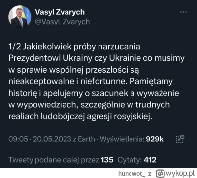 huncwot_ - tak w ogóle to ukraiński ambasador w Polsce przywołuje nas do porządku.
ja...