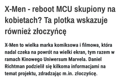 USSCallisto - Oni się nigdy nie nauczą. xD

MCU aktualnie to głównie kobiece postaci,...