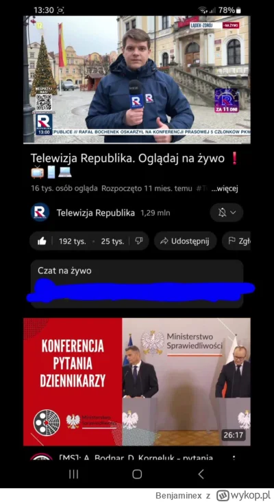 Benjaminex - Tymczasem na Republice reżyserka trzyma poziom jak zawsze. Poszło na żyw...