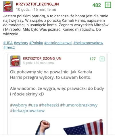 Friz91 - Ja wiedziałem, że wykopki to ludzie bez honoru, ale żeby aż tak?
@KRZYSZTOFD...