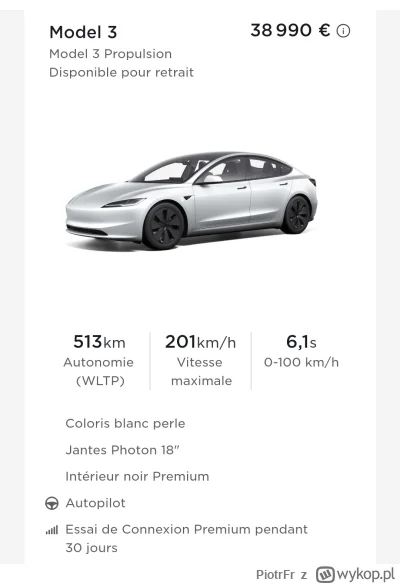 PiotrFr - Tym razem to Tesla musi obniżać ceny.
I ten dylemat, co kupić z takim budże...