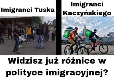 K.....a - A tu jak wyglada roznica w polityce imigracyjnej obu partii: