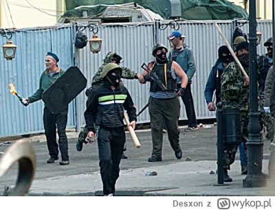 Desxon - >A kim są ukraińcy z prawego sektora którzy w maju 2014 w Odessie zaszlachto...