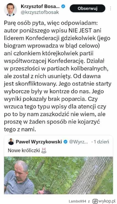 Lambo994 - @Lambo994: A tu sam wicemarszałek z Konfederacji wyjaśnia psychopatę.