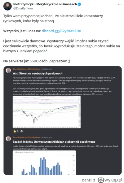 banzi - @gligar: ponoć&nbsp;na tym discordzie się&nbsp;udziela: discord.gg/82yrRXKE9e