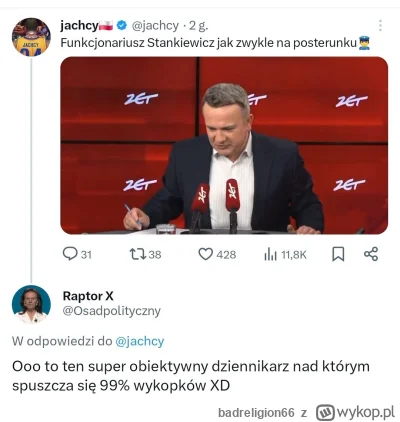 badreligion66 - #polityka Mocne słowa jak na funkcjonariusza PiSu plus ciekawe który ...