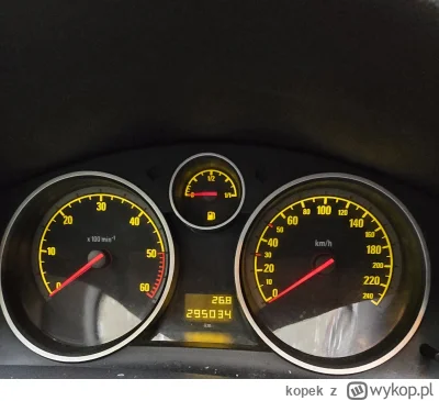 kopek - 295 tysi wbite Astra H Kombi 1.7 ctdi. 
Ostatnio nic się za bardzo nie psuje,...