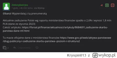 Kryspin013 - Ogarnijcie to. 6-dniowa pisowska zielonka, która ma konto od 6 dni leci ...