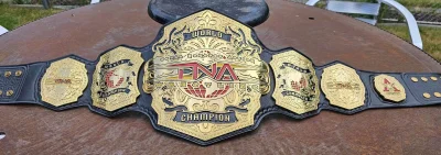 mr_hardy - WOW! Nowy pas TNA World Championship. Mistrzostwo piękny pas.

#tna﻿ ﻿#imp...