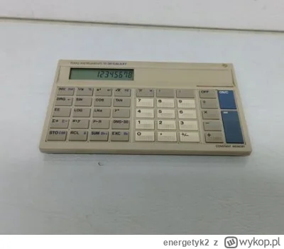 energetyk2 - @stefan_pmp: Texas Instruments robił \ może robi dalej bardzo dobre urzą...