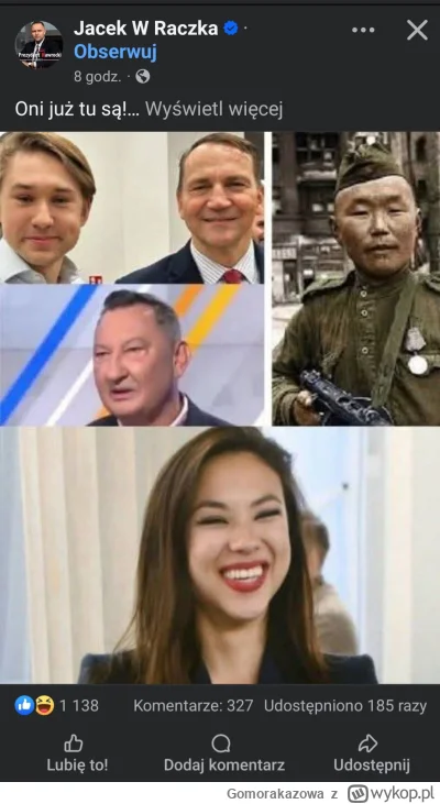 Gomorakazowa - #polityka
#bekazpisu

nie śmiejcie tylko mieć innych genów w wielkiej ...