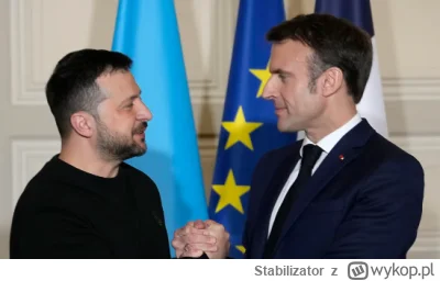 Stabilizator - Macron jawi się jako największy obrońca ukrainy  miał wchodzić bronić ...