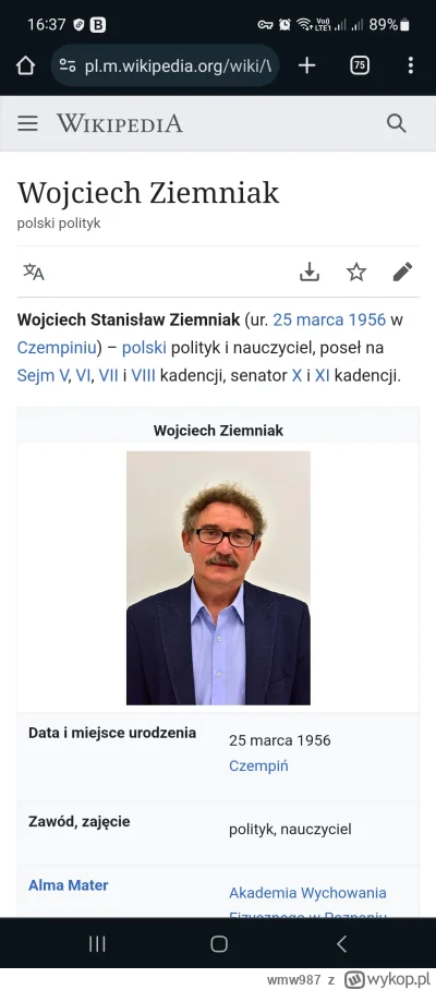 wmw987 - #senat 

Senator- prawdziwy Polak o polskim nazwisku