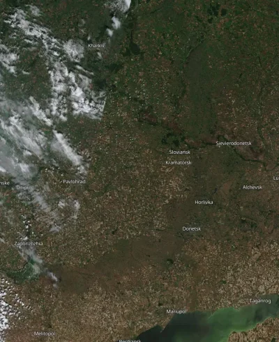 Phallusimpudicus - Pas frontowy widać z kosmosu 
#ukraina